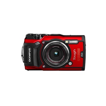 【専用ケース/レンズカバー付き】オリンパス 防水カメラ TG-5 tough Red
