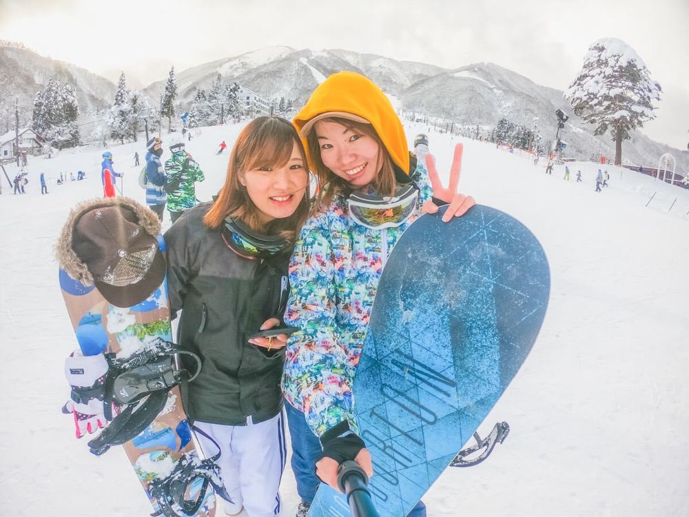 GoPro HERO8 スキー・スノーボードセット・白馬のゲレンデで友達と♪