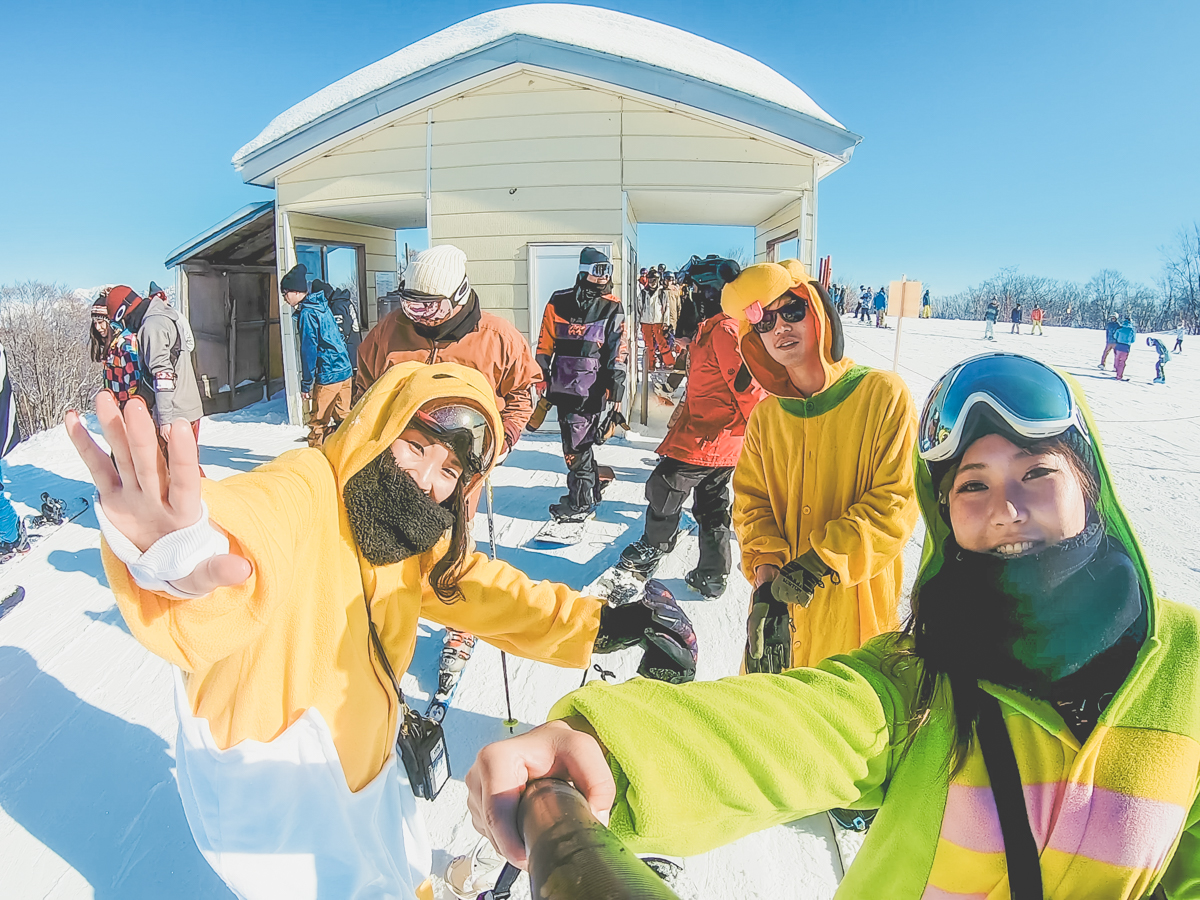 GoPro HERO8 Black ♪スキー場の頂上で撮影