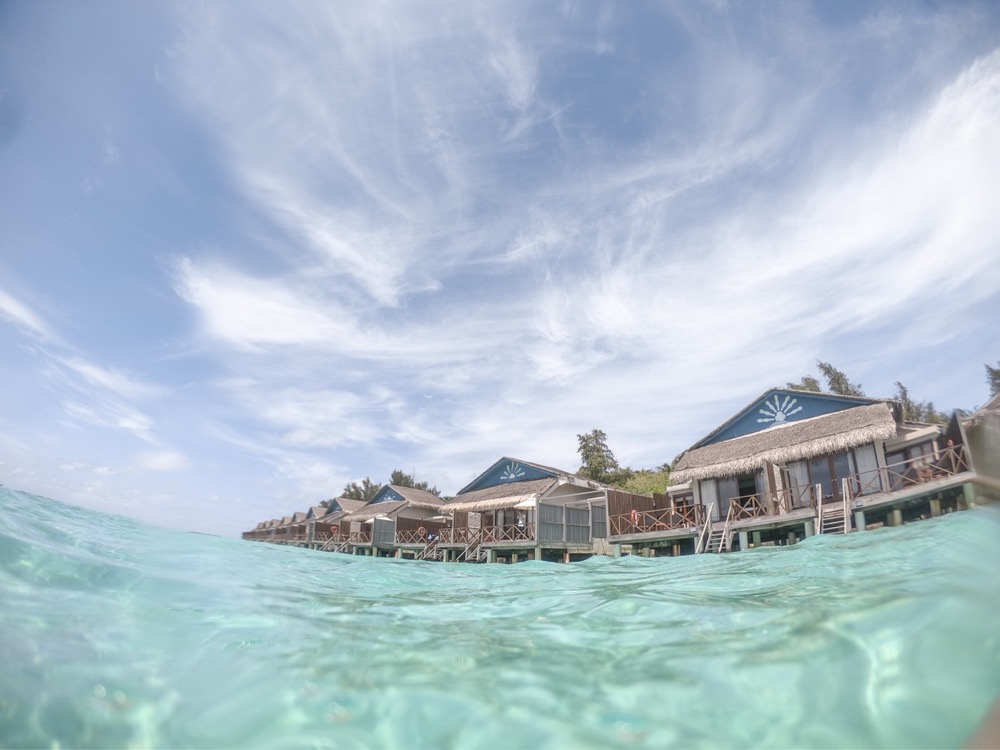 GoPro Hero7 水中撮影セット モルディブの海〜水上コテージ