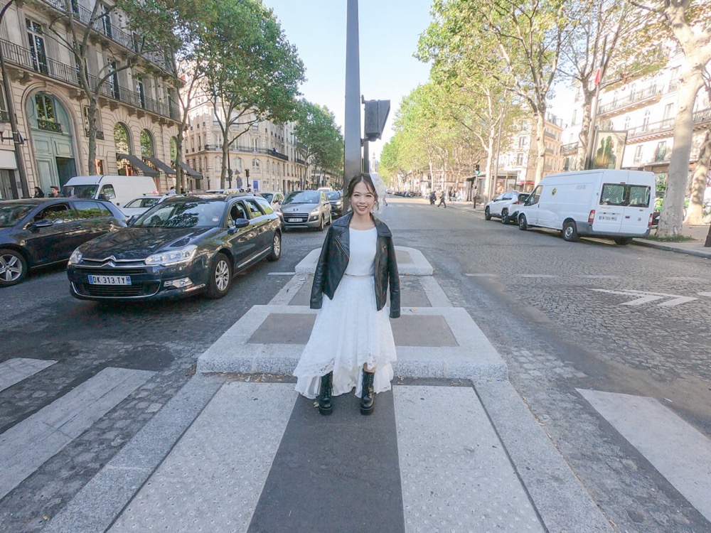 GoPro HERO6 初心者セット☆ウエディングドレスを着てパリの街で撮影♪