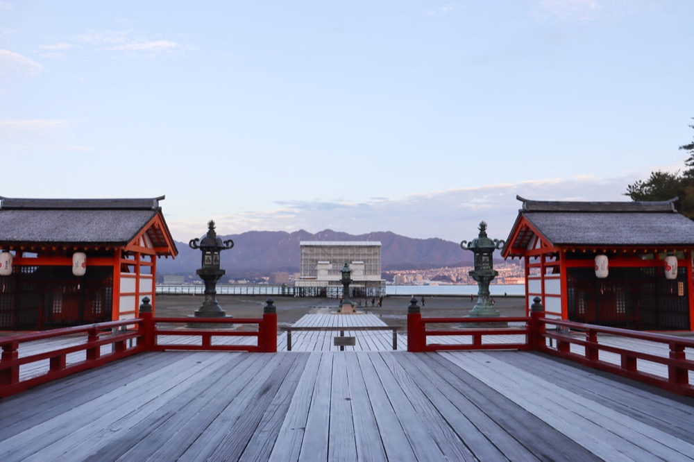 Canon EOS Kiss X10 ダブルズームキットで撮影・厳島神社からの写真