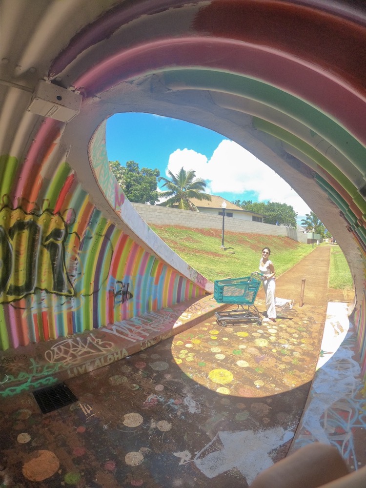 GoPro HERO7を使用してハワイの素敵なトンネル？？で撮影♪
