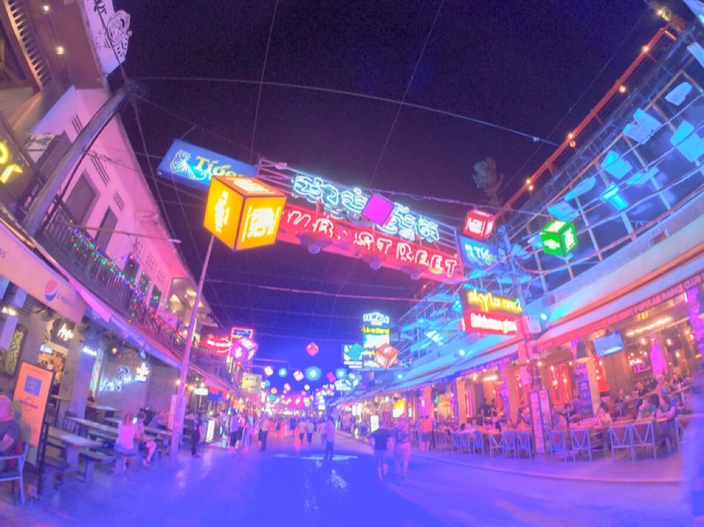 GoPro Hero7 を使用してシェムリアップという夜の街を撮影☆